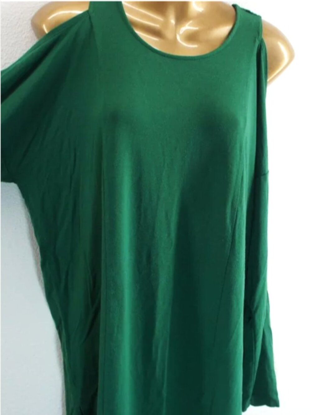 Chico's Zenergy Cold Shoulder Tunic Top size 1